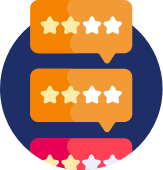 Reviews icon | Knova's Carpet
